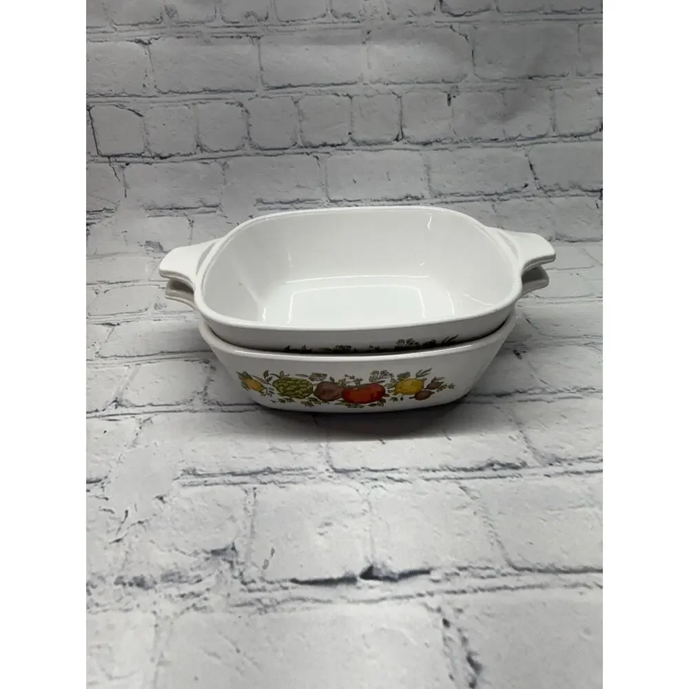 Corning Ware Spice of Life petit Set of 2 mini casserole dishes